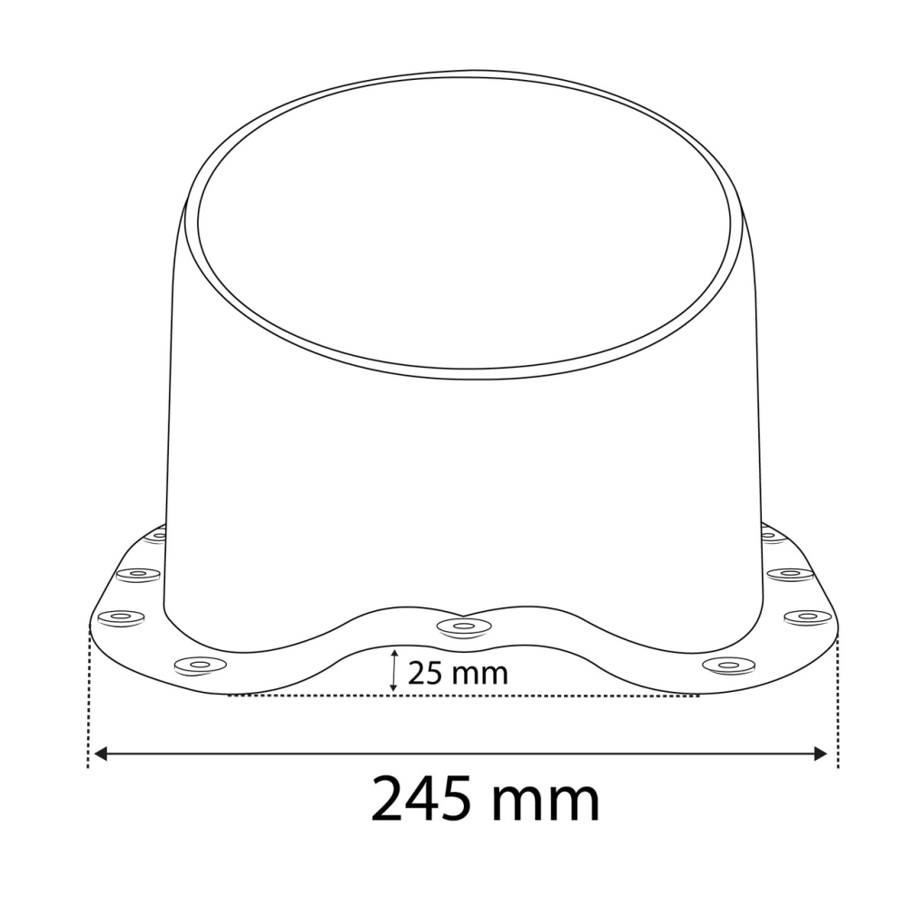 Вентиляційний вихід VENTOS X F22, RAL3009