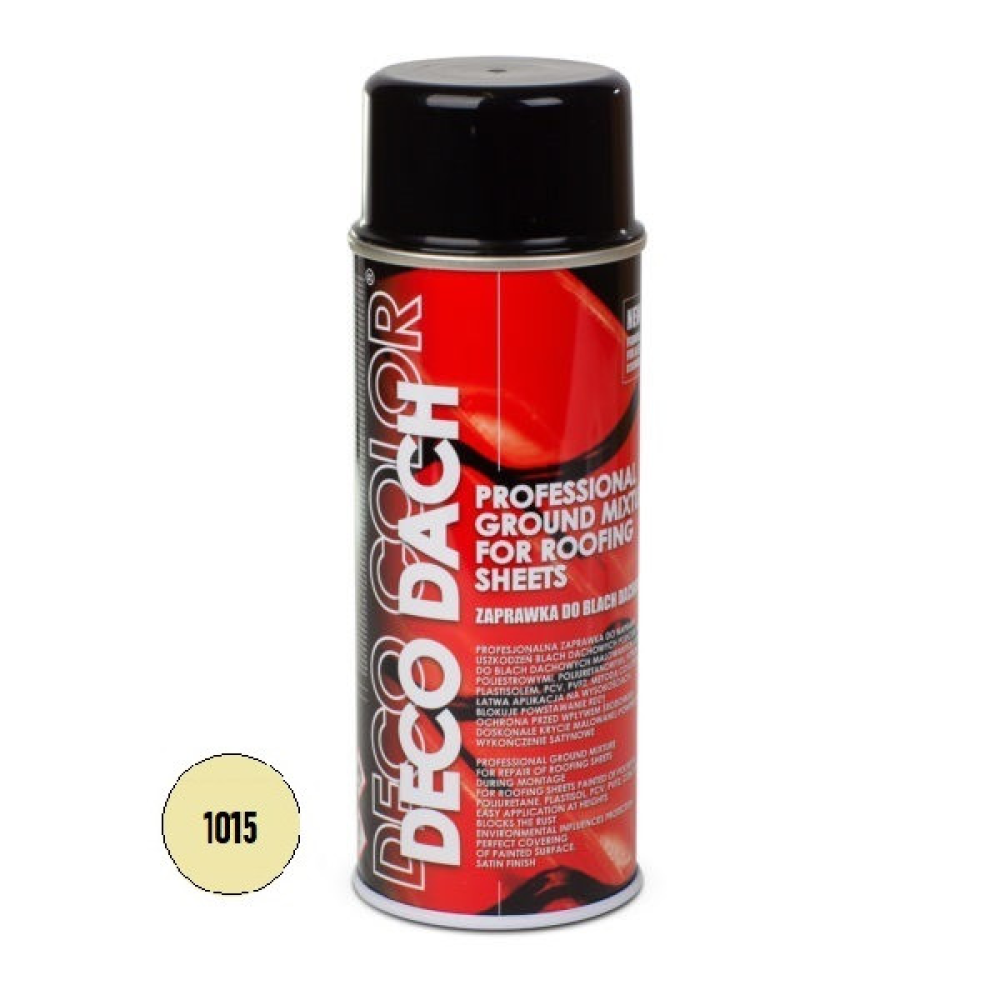 Фарба для профнастилу та металочерепиці DECO DACH, ГЛЯНЦ., 400 ml